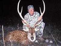 Axis Hunts with professional hunting guide Dan Moody Hunting Services in Texas