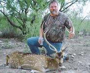 Axis Hunts with professional hunting guide Dan Moody Hunting Services in Texas