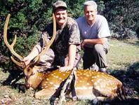 Axis Hunts with professional hunting guide Dan Moody Hunting Services in Texas