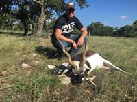 Blackbuck Hunts with professional hunting guide Dan Moody Hunting Services in Texas