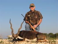 Blackbuck Hunts with professional hunting guide Dan Moody Hunting Services in Texas