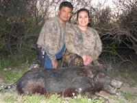Wild Hog Hunts with professional hunting guide Dan Moody Hunting Services in Texas