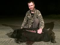 Meat Hog Hunts with professional hunting guide Dan Moody Hunting Services in Texas