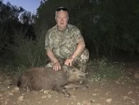 Meat Hog Hunts with professional hunting guide Dan Moody Hunting Services in Texas