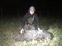 Meat Hog Hunts with professional hunting guide Dan Moody Hunting Services in Texas