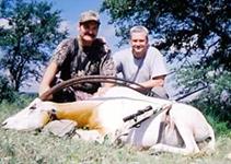 Oryx Hunts with professional hunting guide Dan Moody Hunting Services in Texas