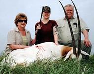 Oryx Hunts with professional hunting guide Dan Moody Hunting Services in Texas