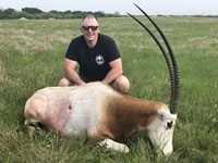 Oryx Hunts with professional hunting guide Dan Moody Hunting Services in Texas