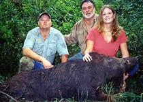 Trophy Boar Hunts with professional hunting guide Dan Moody Hunting Services in Texas
