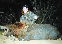 Trophy Boar Hunts with professional hunting guide Dan Moody Hunting Services in Texas