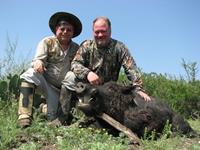 Trophy Boar Hunts with professional hunting guide Dan Moody Hunting Services in Texas