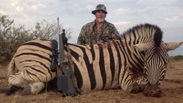 Zebra Hunts with professional hunting guide Dan Moody Hunting Services in Texas